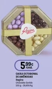 Regina - Caixa Octogonal De Amendoas