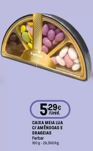 Ferbar - Caixa Meia Lua C/ Amêndoas E Drageias