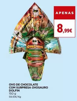 Dolfin - Ovo De Chocolate Com Surpresa Ovosauro