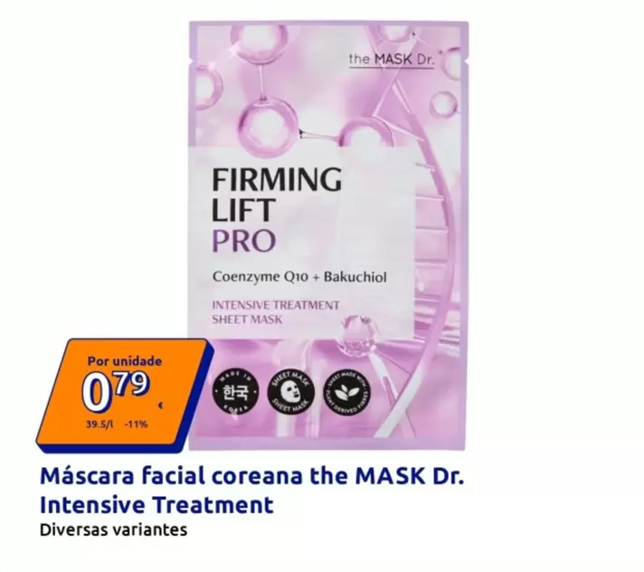 Máscara Facial Coreana The Mask Dr.Intensive Treatment
