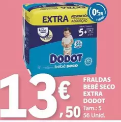 Dodot - Fraldas Bebe Seco Extra