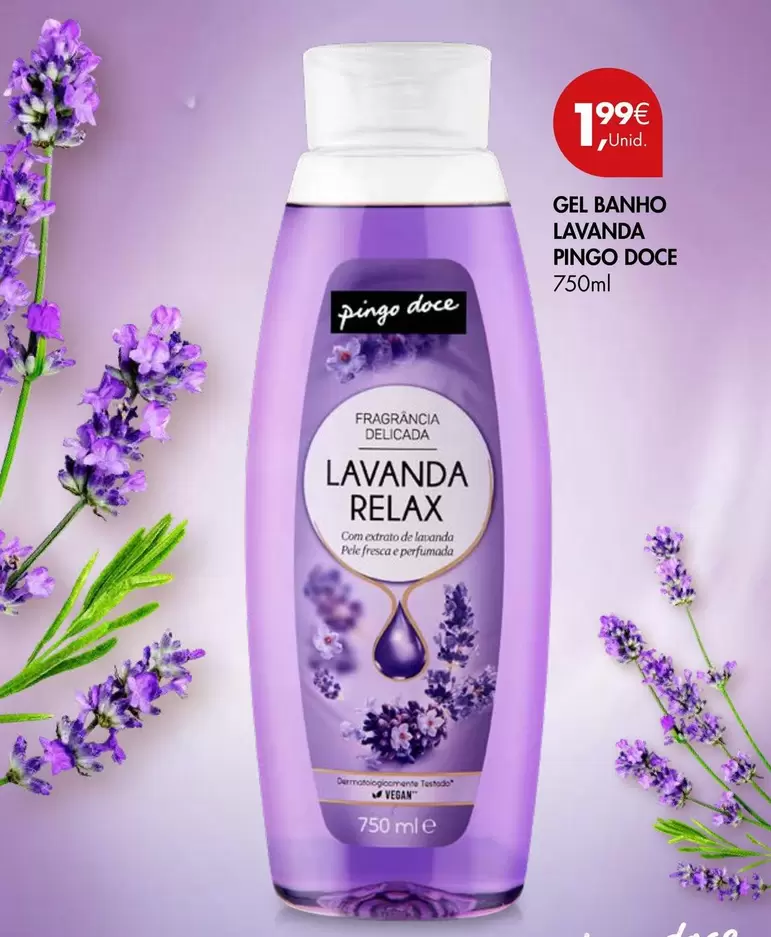 pingo doce - Gel Banho Lavanda