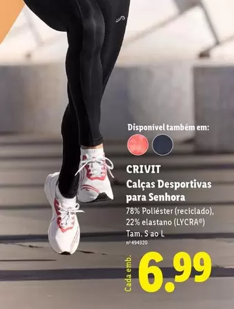 Crivit - Calcas Desportivas Para Senhora