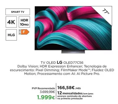 LG - Tv Oled OLED77C56