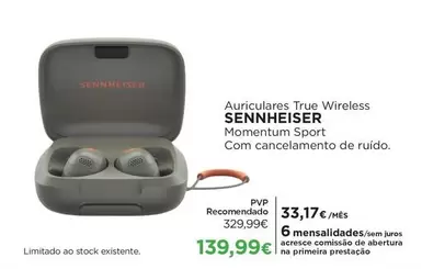 Sennheiser - Auriculares True Wireless