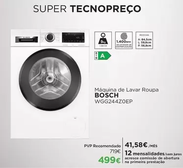 Bosch - Maquina De Lavar Roupa WGG244Z0EP