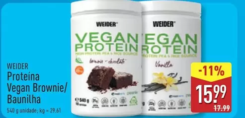 Weider - Proteina Vegan Brownie