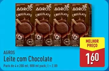 Agros - Leite Com Chocolate