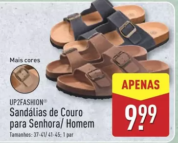 up2fashion - Sandálias De Couro Para Senhora/ Homem