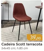 scott - Cadeira Scott Terracota