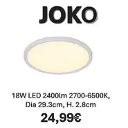 Dia - 18W LED 2400lm 2700-6500K, Día 29.3cm, H. 2.8cm