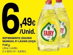 Fairy - Detergente Líquido Manual P/ Lavar Loica