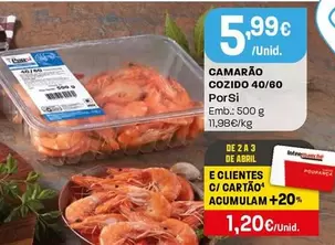 Porsi - Camarão Cozido