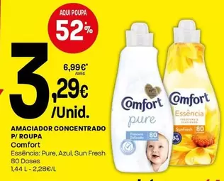 Comfort - Amaciador Concentrado P/Roupa