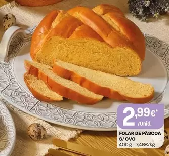 Folar De Páscoa S/Ovo