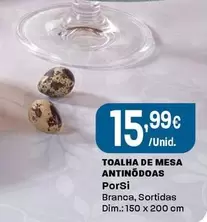 Porsi - Toalha De Mesa Antinódoas