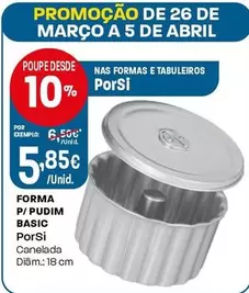 Porsi - Forma P/Pudim Basic