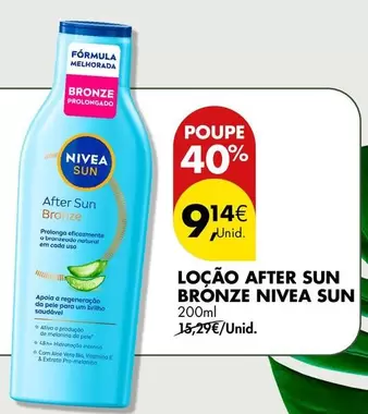 Nivea - Locao After Sun Bronze Bronze Sun 200ml