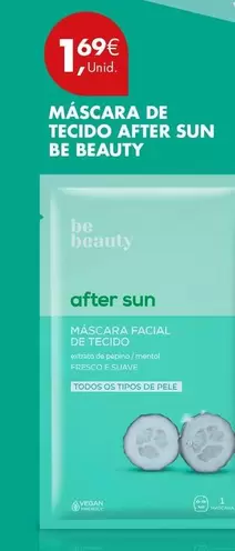Sun - Máscara De Tecido After  Be Beauty