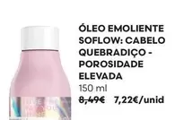 Soflow - Óleo Emoliente Cabelo Quebradico-Porosidade Elevada