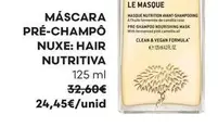 Nuxe - Máscara Pré-champo Hair Nutritiva