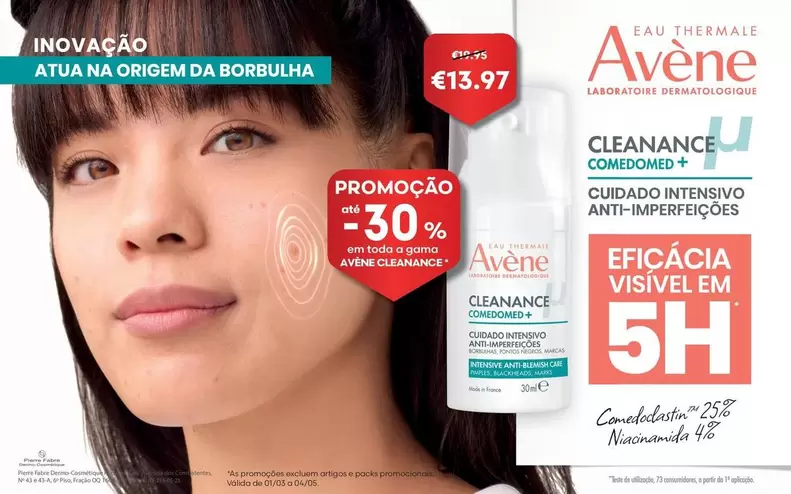 Avène - Cuidado Intensivo Anti-imperfeicoes