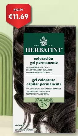 Herbatint - Gel Colorante Capilar Permanente