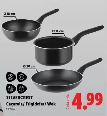 silvercrest - Caçarola/ Frigideira/Wok