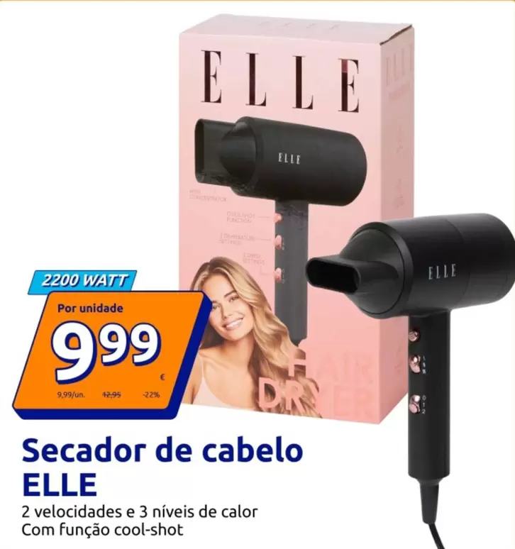 Elle - Secador De Cabelo