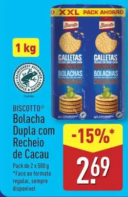 XXL - Bolacha Dupla Com Recheio De Cacau