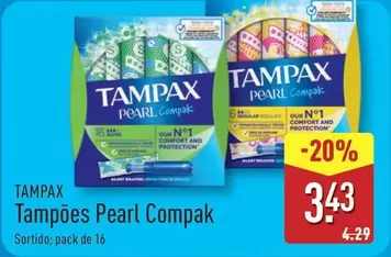 Tampax - Tampões Pearl Compak