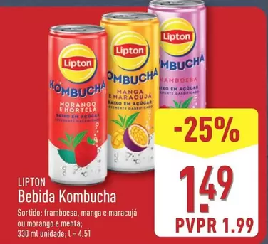 Lipton - Bebida Kombucha