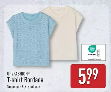 up2fashion - T-shirt Bordada