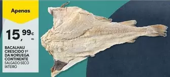 Continente - Bacalhau Crescido Da Noruega