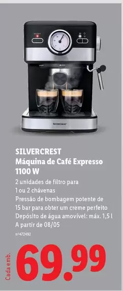 silvercrest - Máquina De Café Expresso