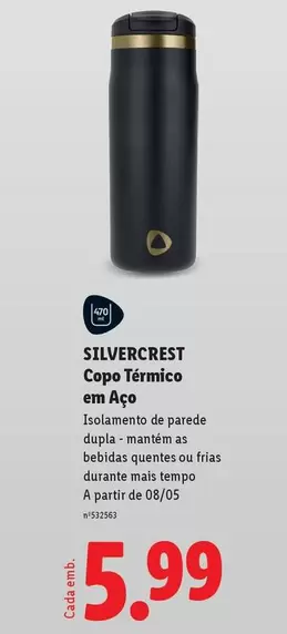 silvercrest - Copo Termico Em Aco
