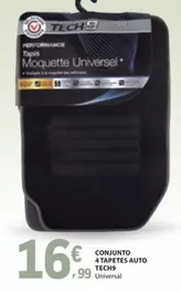 Conjunto 4 Tapete Auto Tech