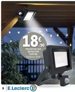 E.Leclerc - Projector Led Detector Foxter