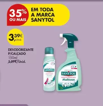 Sanytol - Desodorizante P/Calçado