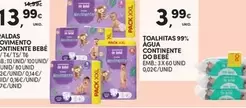 Bébé Confort - Toalhitas 99% Aqua Continente Do Bebe