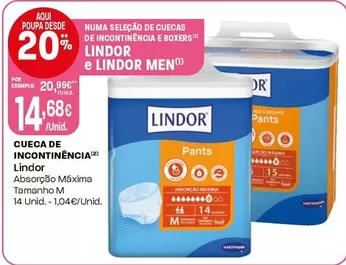 Lindor - Cueca De Incontinencia