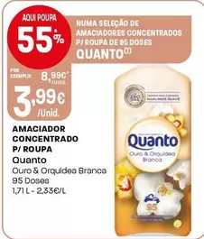 Quanto - Amaciador Concentrado P/ Roupa
