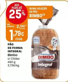 Bimbo - Pão De Forma Integral