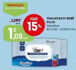 Porsi - Toalhitas P/Bebé