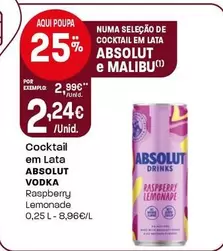 Absolut Vodka - Cocktail Em Lata