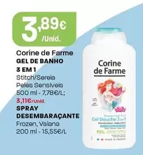 Frozen - Corine De Farme Gel De Banho 3 Em 1