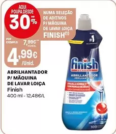 Finish - Abrilhantador P/Maquina De Lavar Loica