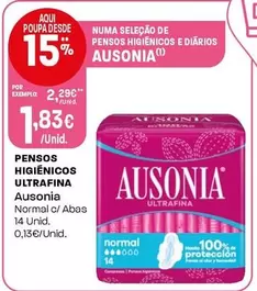 Ausonia - Pensos Higiénicos Ultrafina