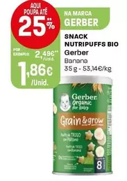 Gerber - Snack Nutripuffs Bio