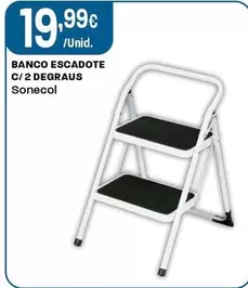 Sonecol - Banco Escadote C/ 2 Degraus